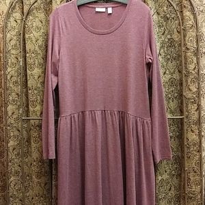 🎀💰 2/$25 LOGO Lounge Women's Long Sleeve Dress Size Medium